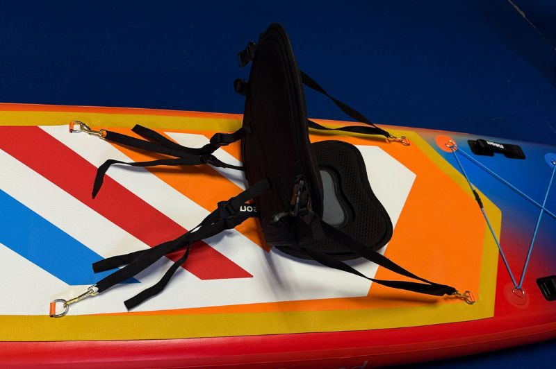 neon 3 sunset round paddleboard nafukovaci sedačka kajaková
